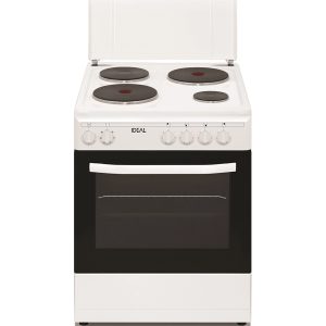 Ideal IDCM 6060 ENW Κουζίνα 60lt με Εμαγιέ Εστίες Λευκή