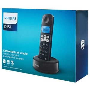 Ασύρματο Τηλέφωνο Philips D161 - Μαύρο