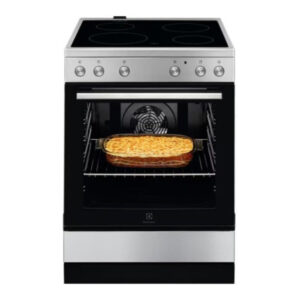 Electrolux LKR64001OX Κουζίνα 73lt με Κεραμικές Εστίες Inox