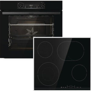 Gorenje BOSX6737E06BG + ECT43X ΣΕΤ Φουρνος+ Εστίες Μαύρος