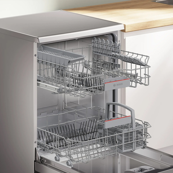 Bosch SMS4HTI16E Πλυντήριο Πιάτων 60cm Brushed steel